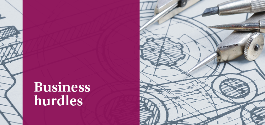 Business hurdles
