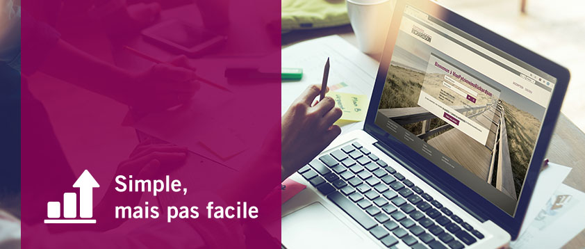 Simple, mais pas facile (image: hands on laptop)