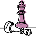 icon showing two chess pieces