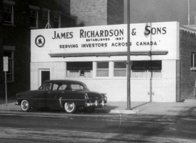 Richardson historical archive: James Richardson & Sons building in Lethbridge
