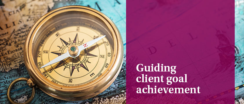 Guiding client goal achievement